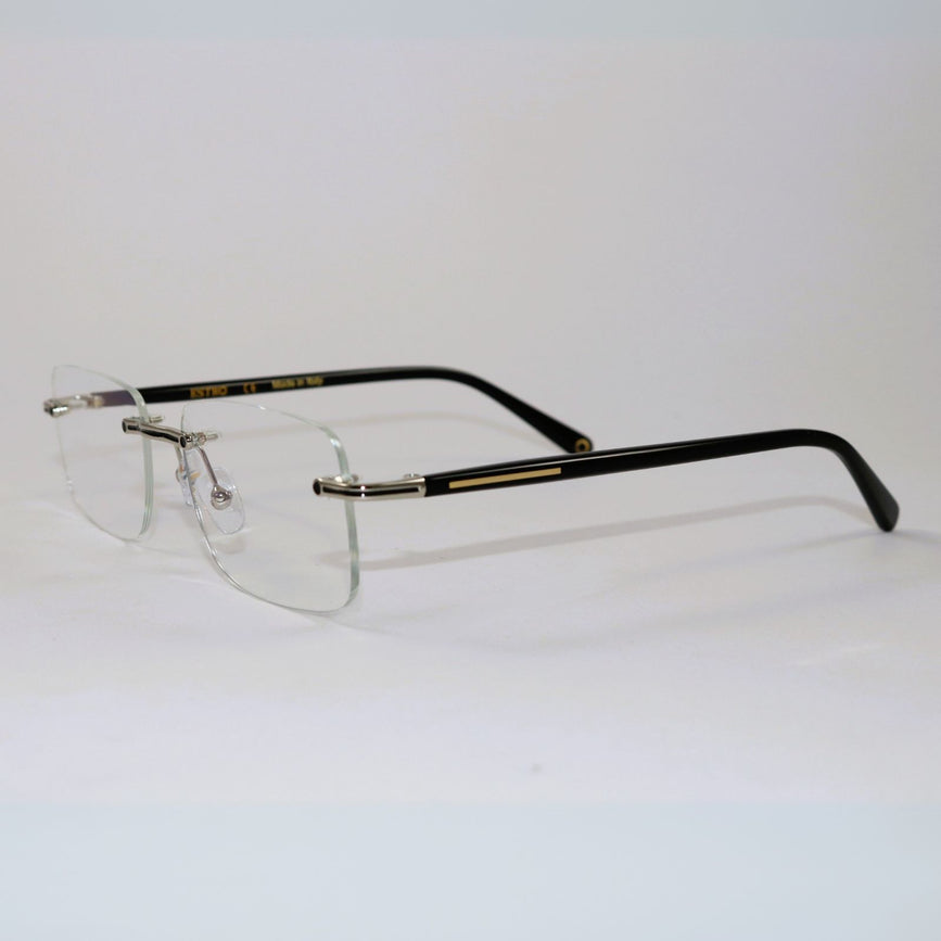 Occhiali da vista Ramses Argento Con Lenti Anti-Luce Blu